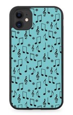 Green Musical Notes Rubber