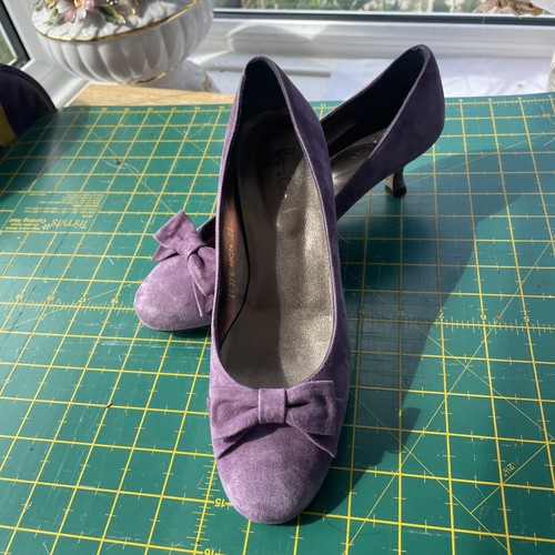 Boden leather purple suede - leather,