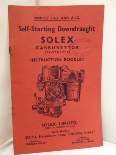 Solex self starting - solex,