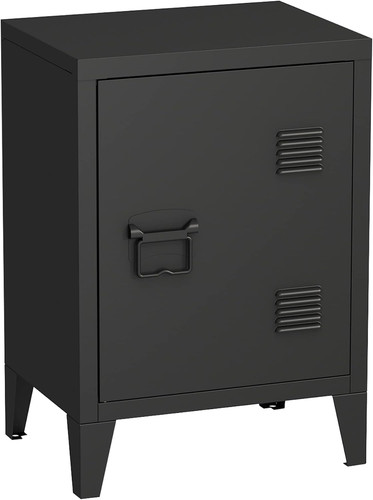 Metal nightstand modern - modern, end