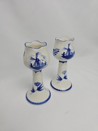 Vintage delft tulip - x,
