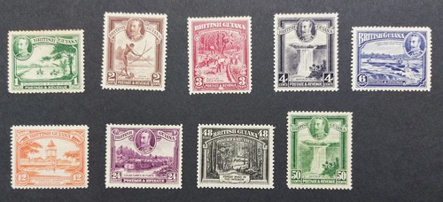 1934 british guiana kgv part - guiana,,