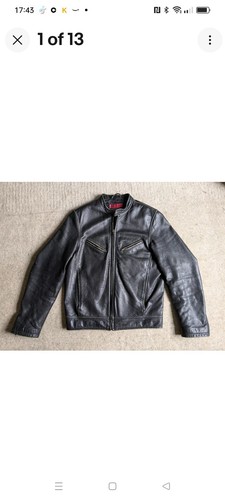 Gents levi leather jacket - gents,