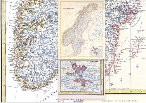 Map scandinavia sweden - map,
