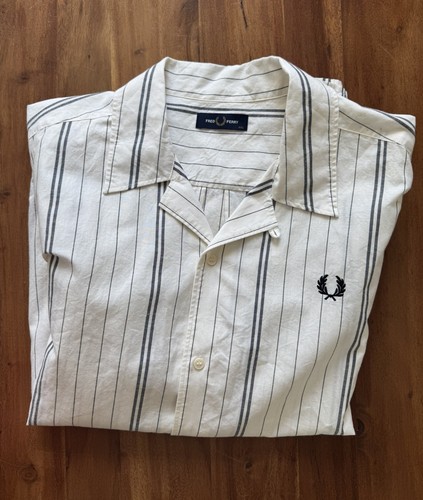 Fred perry cuban collar shirt - cuban,