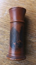 Mauchline Ware Wooden Dice Shaker Ladore Waterfall Vintage