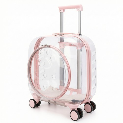 Rolling pet carrier hard - rolling, hard-shell