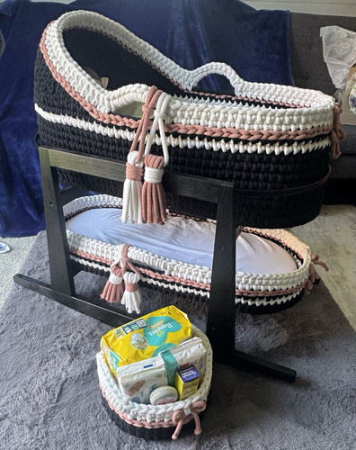 Oval moses basket with - oval,