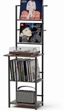 Vinyl Record Storage with Player Stand, Turntable Stand and Display Shelf