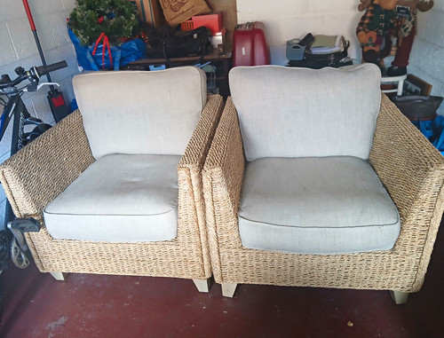Set rattan wicker - of, 2