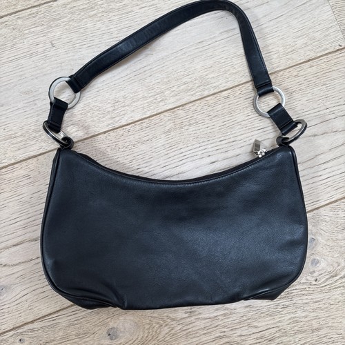 Black shoulder bag - bag, by