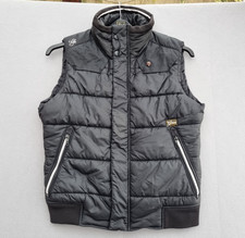 G-Star RAW Puffer Gilet Whistler  Women's Medium Black Zipper Padded Vest