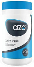 AZO Hard Surface Disinfectant Wipes AZO 70% IPA, Tube (200 pcs)
