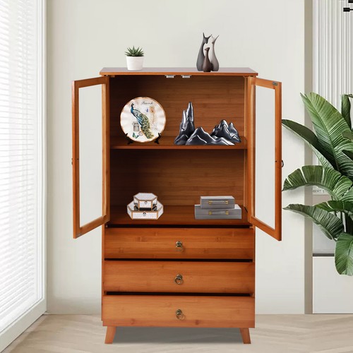 Bamboo kitchen buffet - kitchen, hutch