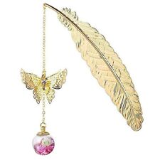 TRIXES Gold Feather Bookmark -