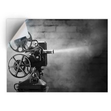 1 x Vinyl Sticker A4 - BW -