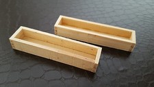 2x Dolls house window boxs 