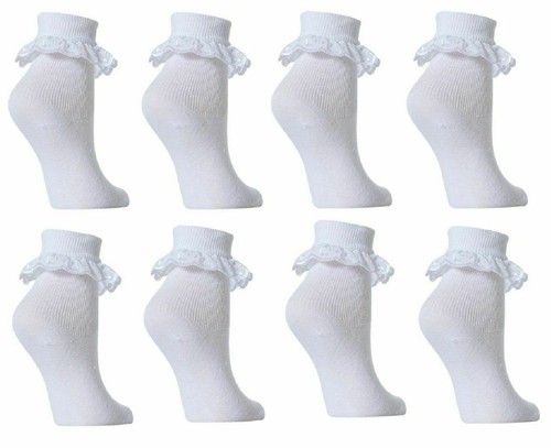 White pair bobby socks rock - 3,