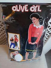 womens olive oyl dressing up costume size small