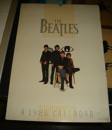 The beatles calendar - beatles, 1986
