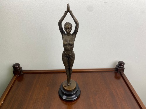 Bronze sculpture dancer - bronze,