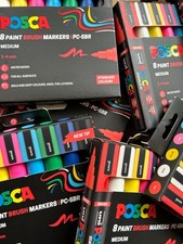 New POSCA PC-5MBR Medium Paint