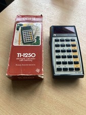 Vintage Texas Instruments TI-1250 LED Calculator