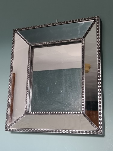 Mirrored wall mirror silver - mirror,