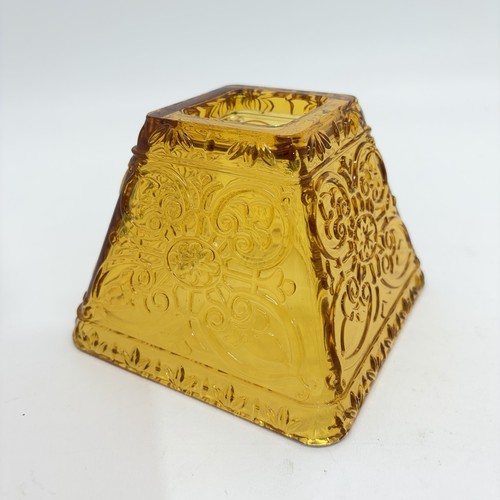 Vintage partylite amber glass - partylite,