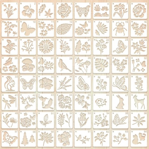 Pcs flower stencils for - flower,