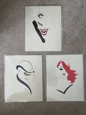 Olly Moss 3 Prints - Rogues - Batman Villians - Joker, Riddler, Poison Ivy