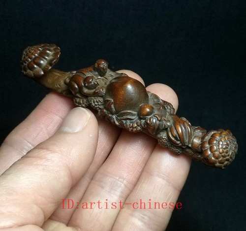 Inch boxwood hand carved - inch,