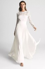 REISS HAZEL LACE TOP PLEATED