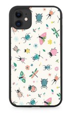 Insect Pattern Rubber Phone Case Insects Bug Bugs Shapes Kids Nature Ants E601