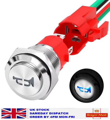 Metal horn push button - metal,