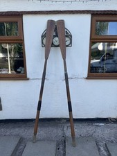 Pair of Vintage Wooden Boat
