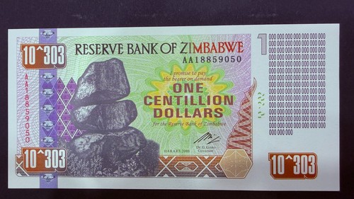 Unc reserve bank zimbabwe - unc,