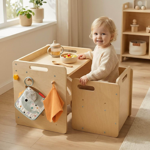 Adjustable montessori table - adjustable,