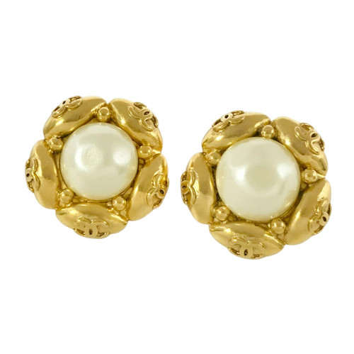 Chanel logos pearl flower - logos,