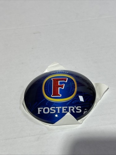 Fosters round fisheye badge - fosters,