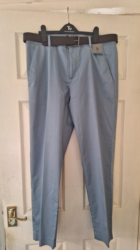 Light blue mens trousers - blue,