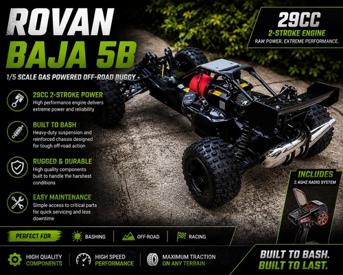Rovan baja scale rc - rovan, 1/5