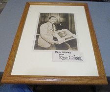 1930's STUDIO HAND-SIGNED Walt