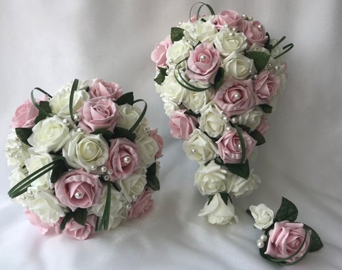 Pink wedding bouquet - pink,