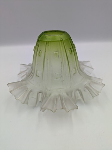 Antique lamp shade green - antique,