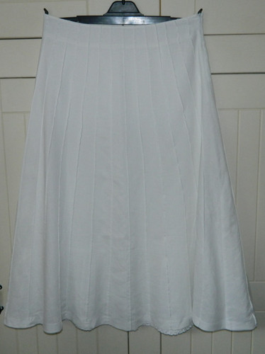 White pure linen - pure, long