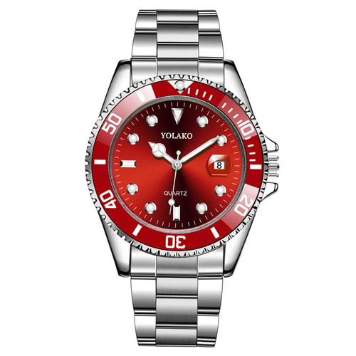 Green submariner quartz watch - green,