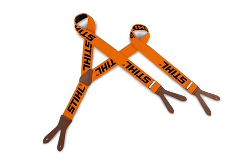 Stihl braces orange button - braces, on