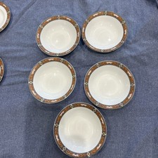 5 Chippendale  Wedgewood Bone China Cereal/ desert  Bowls  6 inches 