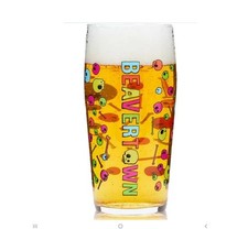 1 x  Beavertown Pint Glass - Neck Oil - Skull Design - Brand New - Free Postage